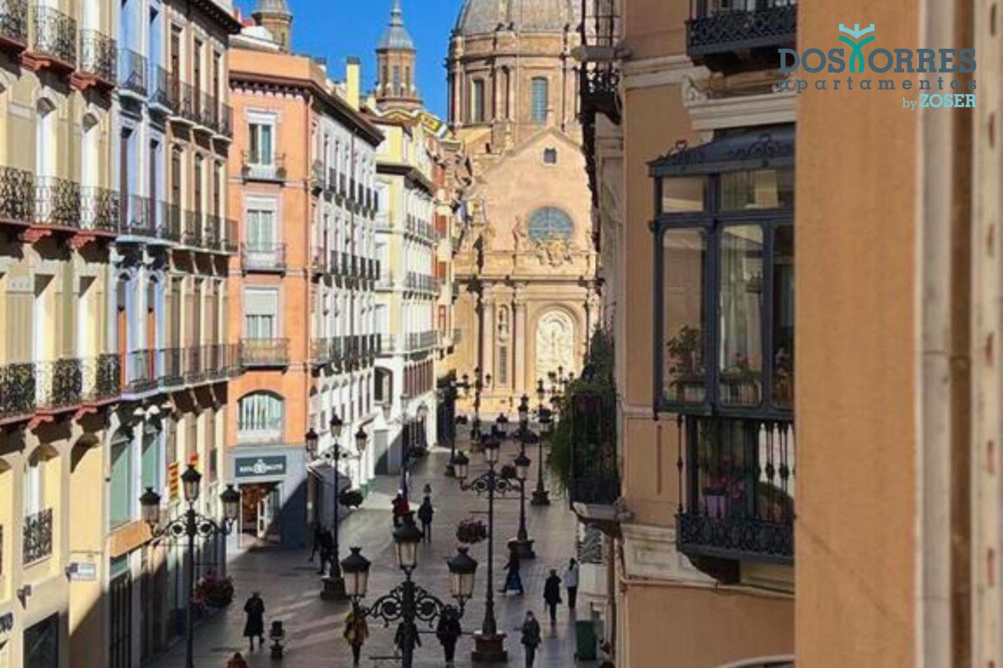 Dos Torres Pilar Suites- Balcones Con Vistas A La Ciudad Zaragoza Ngoại thất bức ảnh